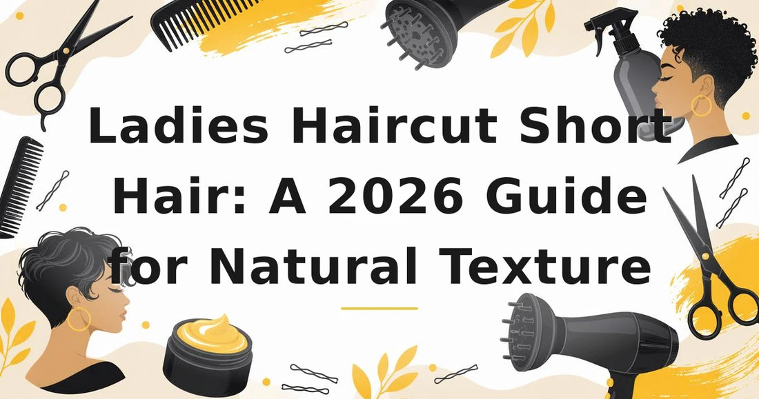 Featured image for: Ladies Haircut Short Hair: A 2026 Guide for Natural Texture
