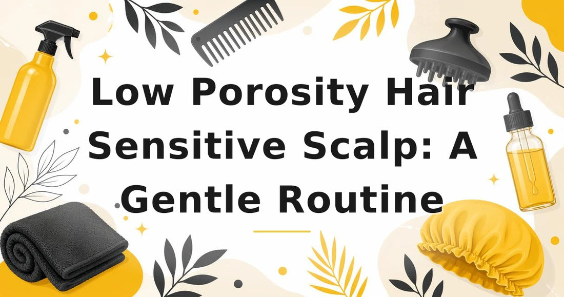 Featured image for: Low Porosity Hair Sensitive Scalp: A Gentle Routine