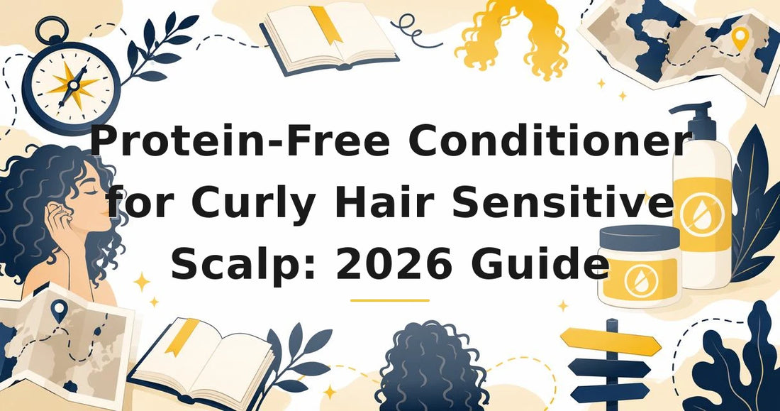Featured image for: Protein-Free Conditioner for Curly Hair Sensitive Scalp: 2026 Guide