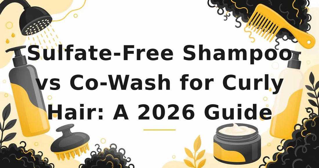 Featured image for: Sulfate-Free Shampoo vs Co-Wash for Curly Hair: A 2026 Guide