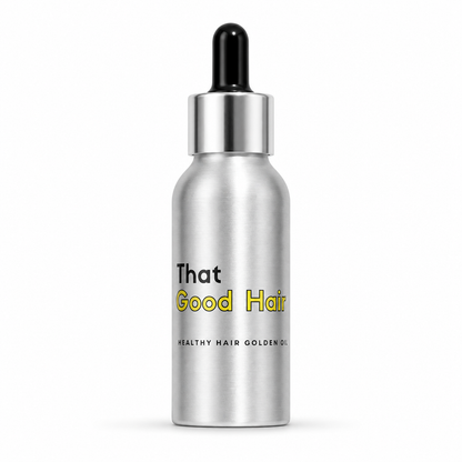 Huile d'or pour cheveux sains