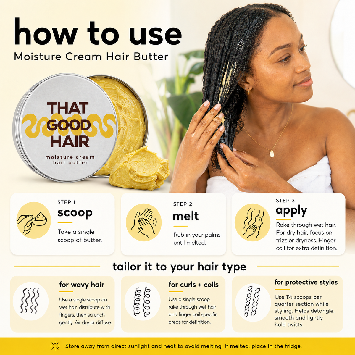 Moisture Cream Hair Butter