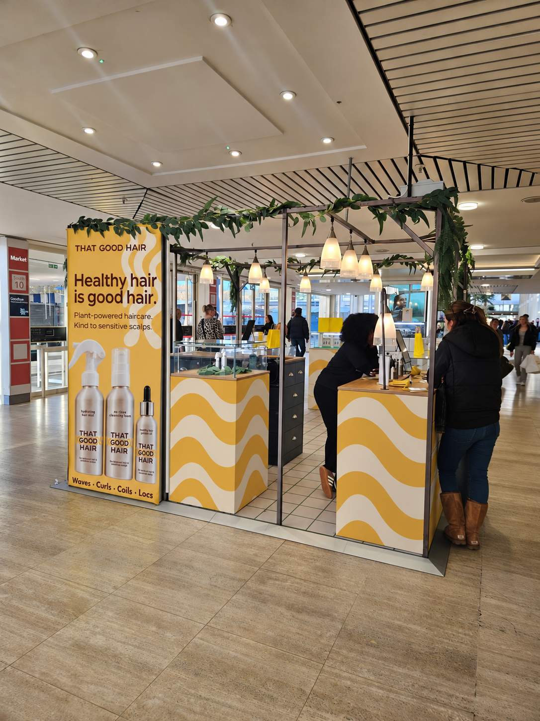The That Good Hair kiosk at Centre:MK in Milton Keynes